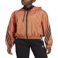 adidas Beige - Orange Women's Windbreaker HM1314 W FI WVN JKT