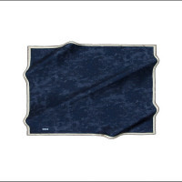 Aker Scarf Foulard en soie uni bleu clair pour femme