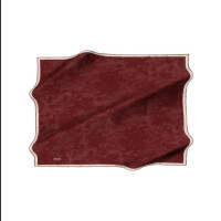 Aker Scarf Foulard en soie uni pour femmes marron