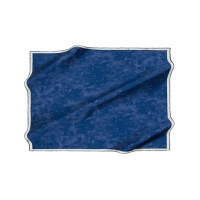 Aker Scarf Темно-синий женский однотонный шелковый шарф