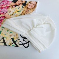 قبعة عملية بثلاثة خطوط - بيج فاتح