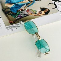 HB Hollywood Clear Glasses - Green