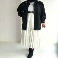 BT Stone Pointed Collar Shirt - Black