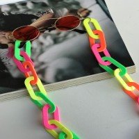 US Large Eyeglass Chain -Neon Color