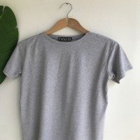 HM Plain T-Shirt - Gray