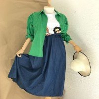 FV Denim Skirt - Blue