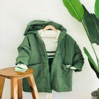 ES Two Pocket Oversize Coat -Green