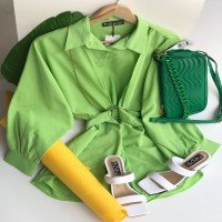 EMT Ring Tunic Shirt - Pistachio Green