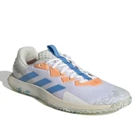 adidas White - Blue Mens Tennis Shoes GY4691 SoleMatch Control M