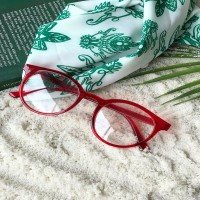 US Enox Bone Glasses -Red