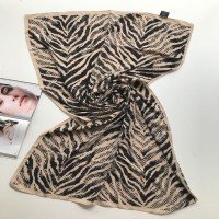 MD Indian Pattern Shawl - Cream & Black