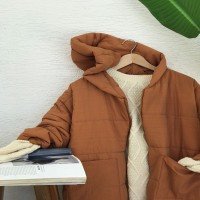 ES Two Pocket Oversize Coat - Peach