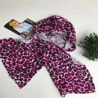 Dubai Shawl - Leopard Pink