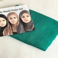 Three-Stripes Combed Shawl - Benetton Green