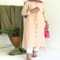 AG Ayrobin Buttoned Tunic - Tan