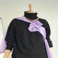 HZ Thessaloniki Neck Tunic - Black