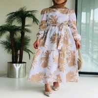 End Floral Knitwear Dress - Cream