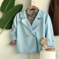 KT Two Button Blazer Jacket - BLUE