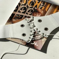 FR Eyelet Belt - White