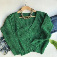 HZ Three-Button Cardigan - Benetton Green