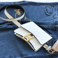 Waist And Shoulder Bag - White