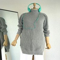 HZ Thessaloniki Neck Tunic - Light Gray