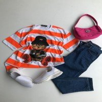 ABS Teddy Bear Y3 T-Shirt - Orange