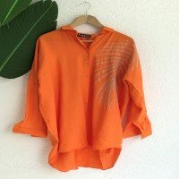 WR Shirt with Side Stones - Orange