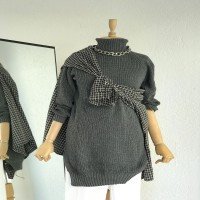 HZ Thessaloniki Neck Tunic - Antrasit