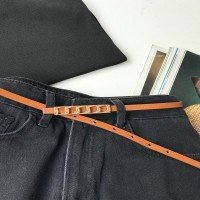 Twist Slim Belt - Taba