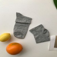 TW Women's Pastel Booties Socks - Gray