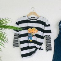 ABS Double Teddy T-Shirt - Black
