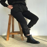 VC Three Thread Trousers -   Black
