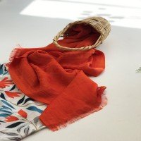 BH Fendi Imported Shawl - Orange