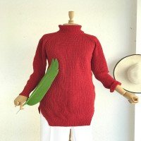 HZ Thessaloniki Neck Tunic - Red