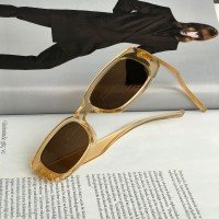 HB Yesk Oval Bone Glasses - Camel