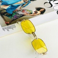 HB Hollywood Clear Glasses - Yellow
