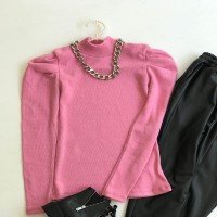 MG Cuffed Camisole Blouse - Pink