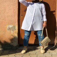 ELV Boyfriend Shirt - White