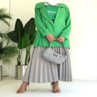 KT Two Button Blazer Jacket - GREEN