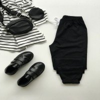 LB Pocketless Two Thread Sweatpants - Black