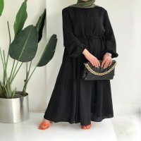 HNZ Flora Dress - Black
