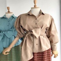 SA Belted Shirt -Camel