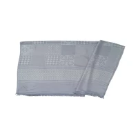 Aker Scarf Jacquard Patchwork Gray Shawl