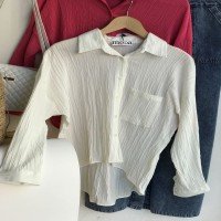 BT Pocket Half Bat Shirt - White