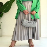 FCX Pleated Skirt - GRAY