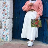 FCX Pleated Skirt - White