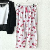 ADL Big Rose Pajama Bottom - Fuchsia