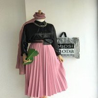 FCX Pleated Skirt - Pink