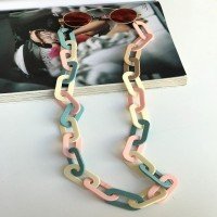 US Large Eyeglass Chain - Mint Green